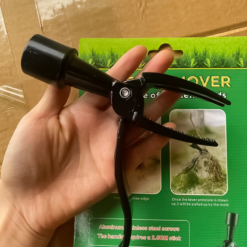 Stainless steel adjustable long handle removable weeder