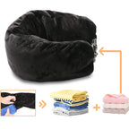 Stuffable Clothing Travel Neck Pillow