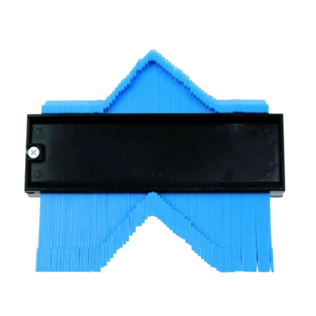 Precision Contour Gauge Ruler for Woodworking, Tiling, and Construction