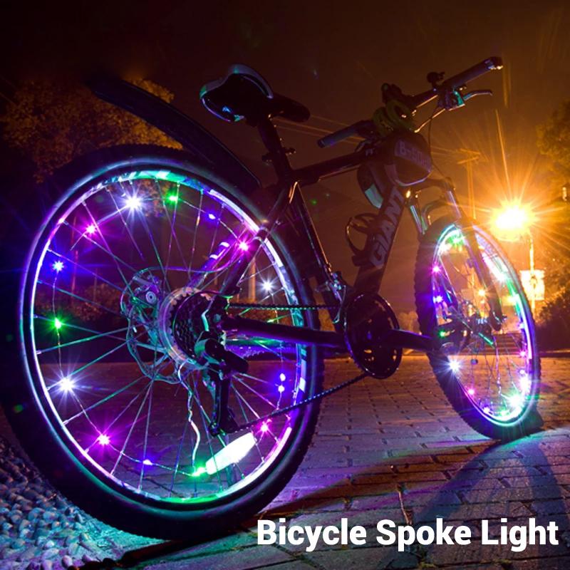 Bicycle tire lights strip