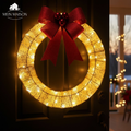 GlowBow – The glowing Christmas wreath garland for festive elegance