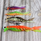 Rubber fish with multiple segments