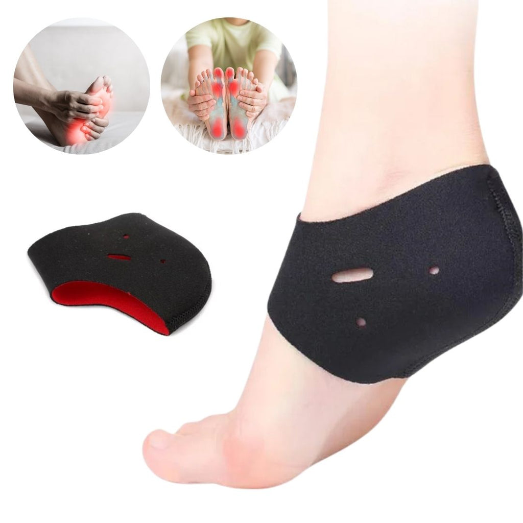 SootheSteps Heel Socks | Cushioned Support for Dry Cracked Heels - Plantar Fasciitis Relief - Ideal for Daily Use