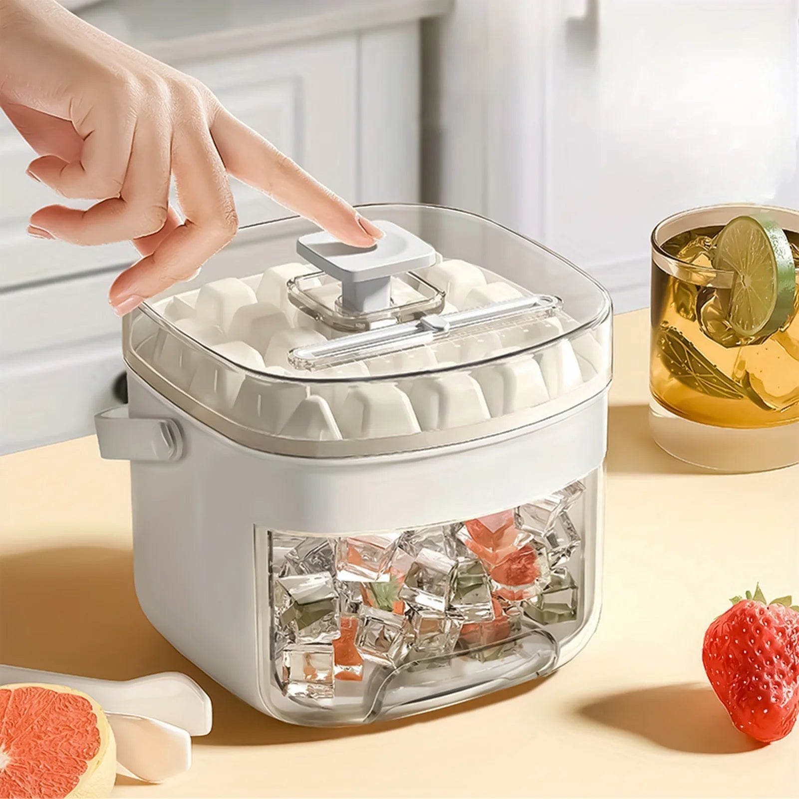 Large Capacity Ice Mold and Ice Cube Trays