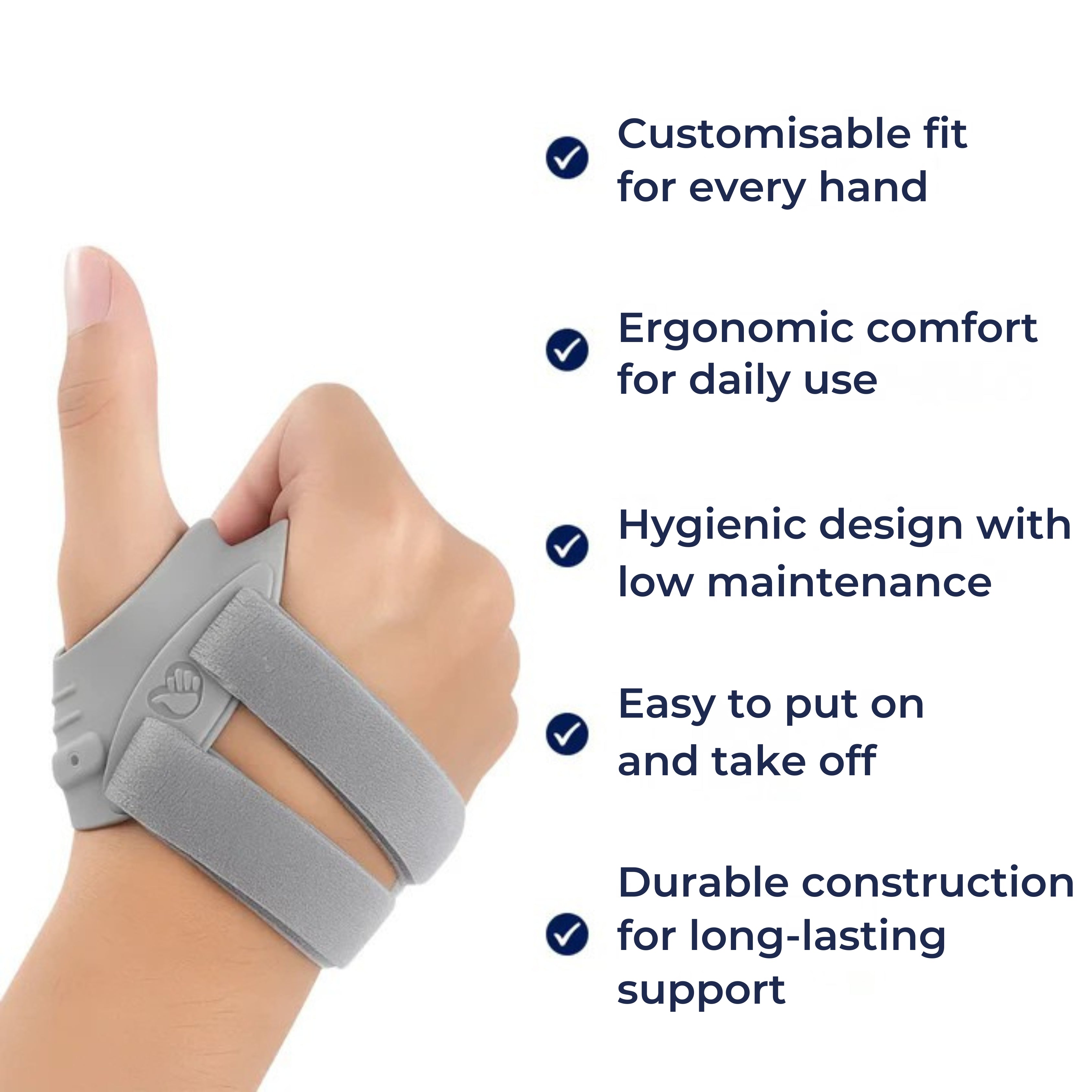 Pain Relief & Joint Stabilisation – Breathable Lightweight Splint – CMC Joint Arthritis & Sprain