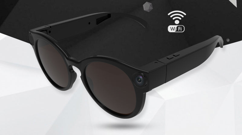 HD 1080P Smart WiFi Sports Glasses With 155¬∞ Large Wide Angle Motion Camera, For Hiking, Party, Sports, Driving & More