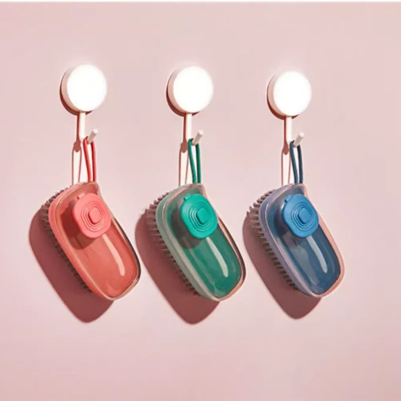 Automatic Liquid Cleaning Brush with Soap Dispenser