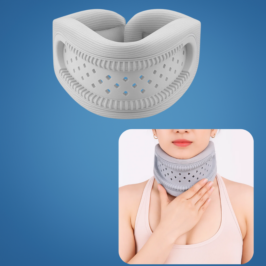Lightweight Neck Support Brace – Foam Cushioning Breathable Design – Pain Relief for Office & Sleep