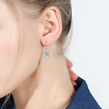 Starfish Earrings with Rings