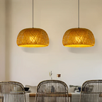 Aesthetic Wicker Pendant Lamp
