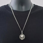 Skull Necklace Made of Titanium Steel