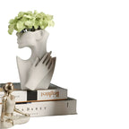Face Shape Ceramic Design Vase