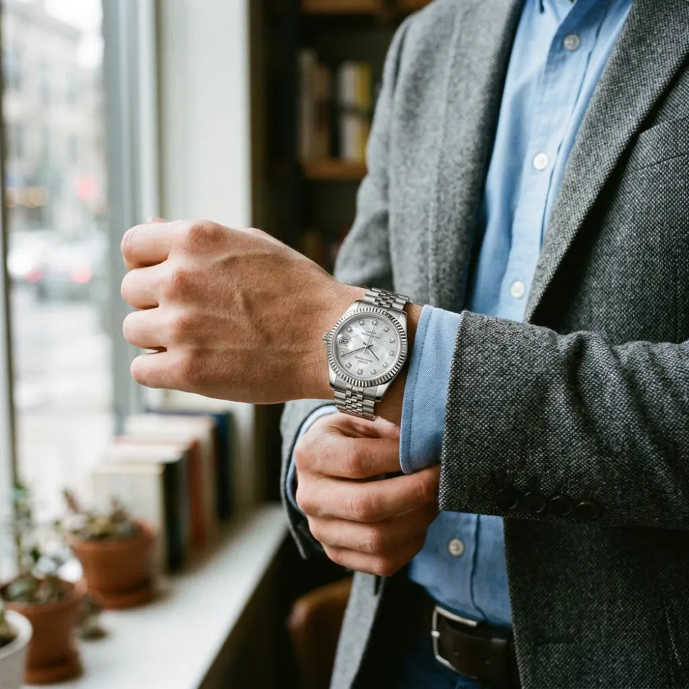 Stainless Steel Wristwatch | Classic Design