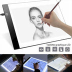Drawing board with LED light