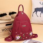 Embroidery Light Backpack