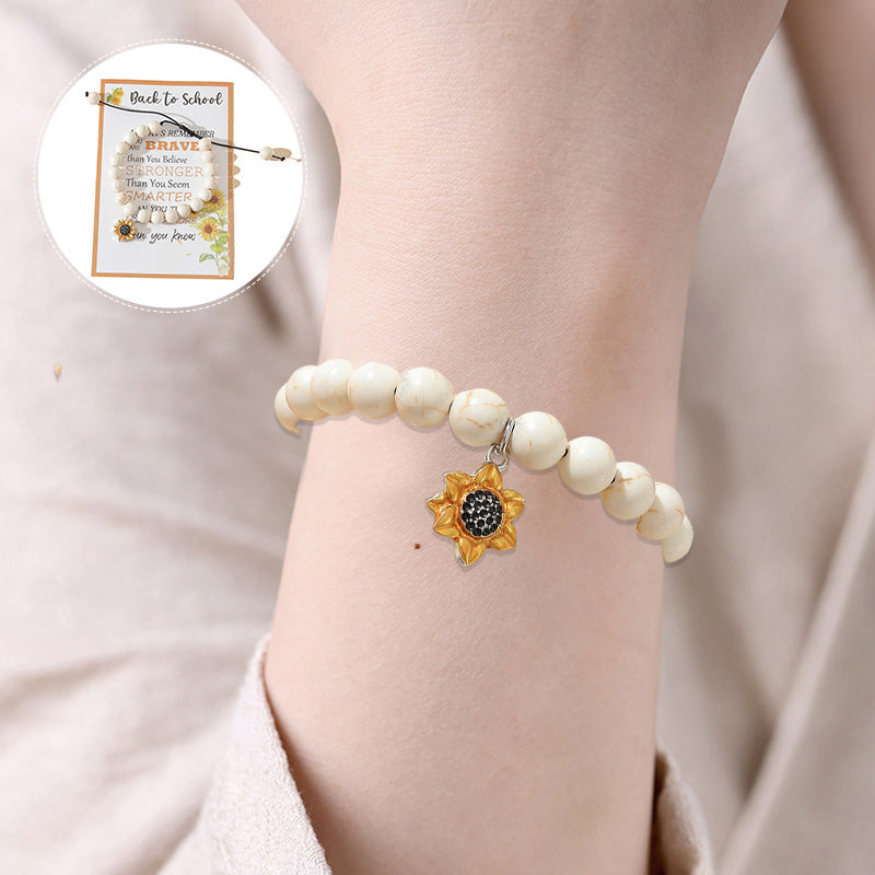 Sunflower Bracelet - "Back to School"