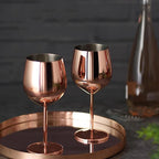 Stainless Steel Glasses (Set of 6)