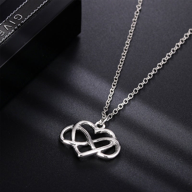 Love Bow Non-biological Sister Necklace Best Friend Necklace