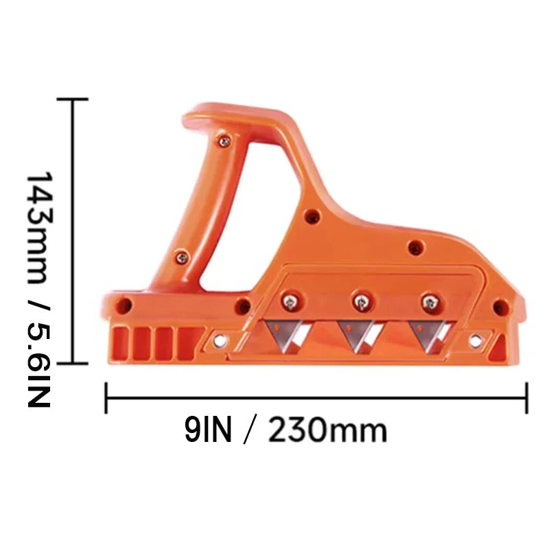 Drywall edge bevel woodworking hand tool