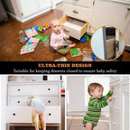 Ultra-thin Invisible Magnetic Door Stoppers
