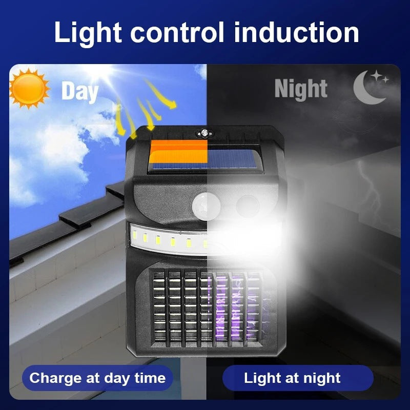 Solar Mosquito Killer Wall Lamp with Upgraded Repellent Function