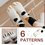 Thick Warm Sweet Cat Paw Floor Socks