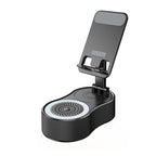 360° Adjustable Phone Stand with Built-in Bluetooth Speaker