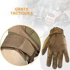 Military tactical gloves with full fingers