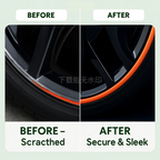 Wheel Rim Protector | High Adhesion, Easy Installation & Curb Scrape Prevention for Flashy Automobile Rims