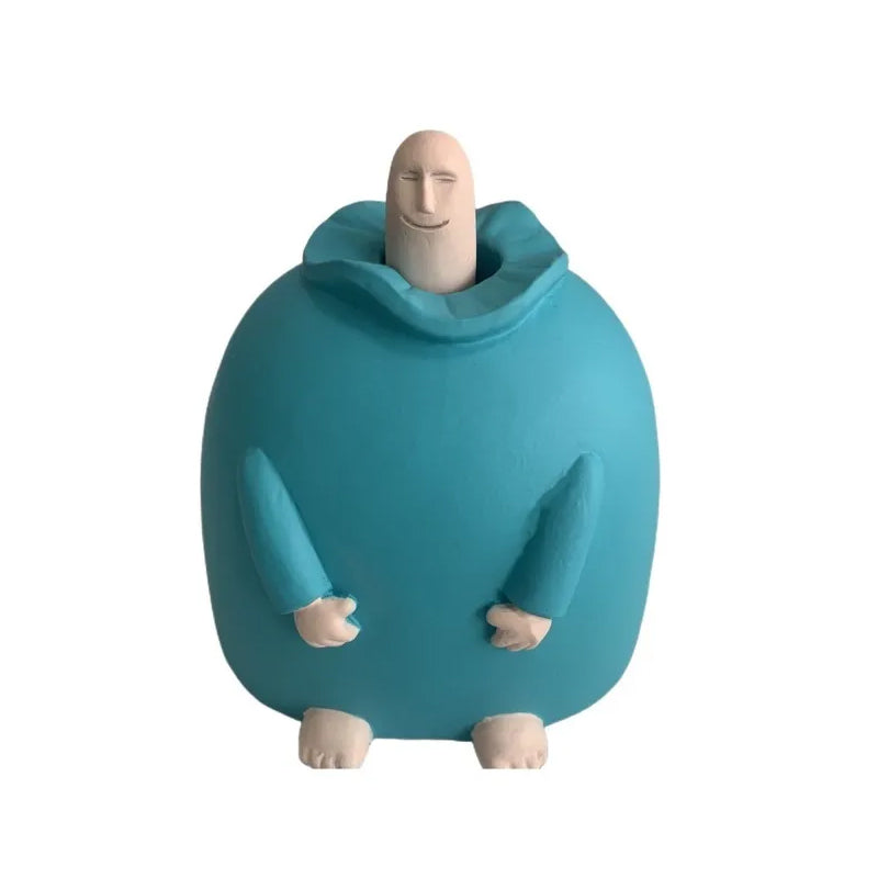 Small Blue Middle Finger Ornament