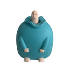 Small Blue Middle Finger Ornament