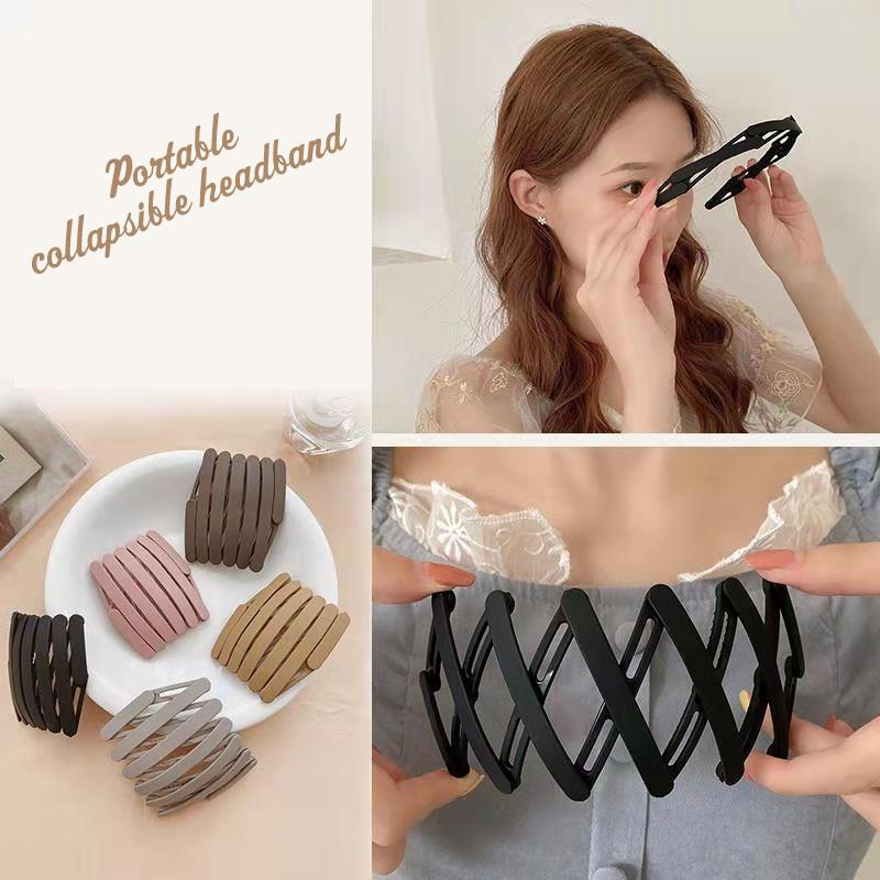 Wearable Telescopic Hairbands for Women's Hair