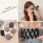 Wearable Telescopic Hairbands for Women's Hair