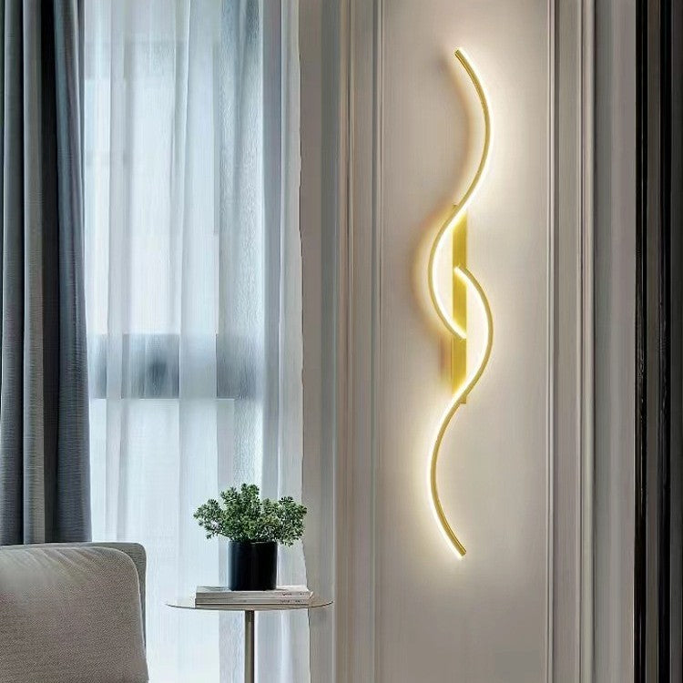 Minimalist Luxury LED Wall Sconce - Multiple Sizes, Finishes, and Dimming Options