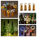 LED fairy lights for bottles – decorative lights with wire for creative lighting and DIY projects
