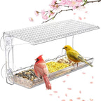 Outdoor Clear-Window-Suction-Cup-Birdhouse