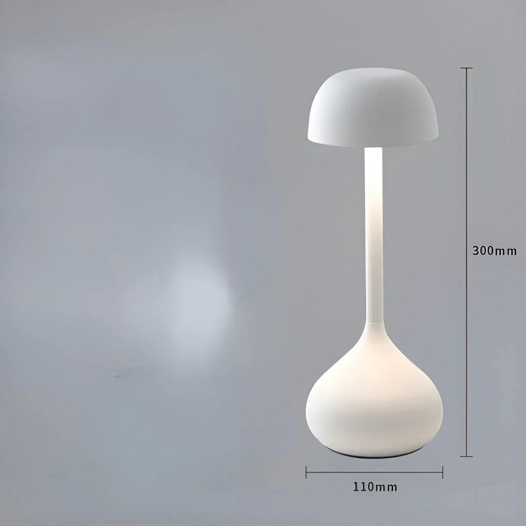 Cordless Dimmable Mushroom Table Lamp