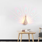 Peacock Led Projector Wall Lights For Bedroom