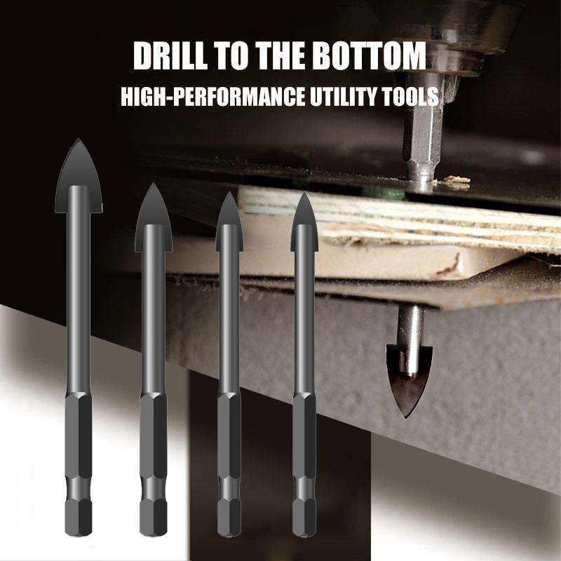 Efficient universal drilling tool (4 pieces)