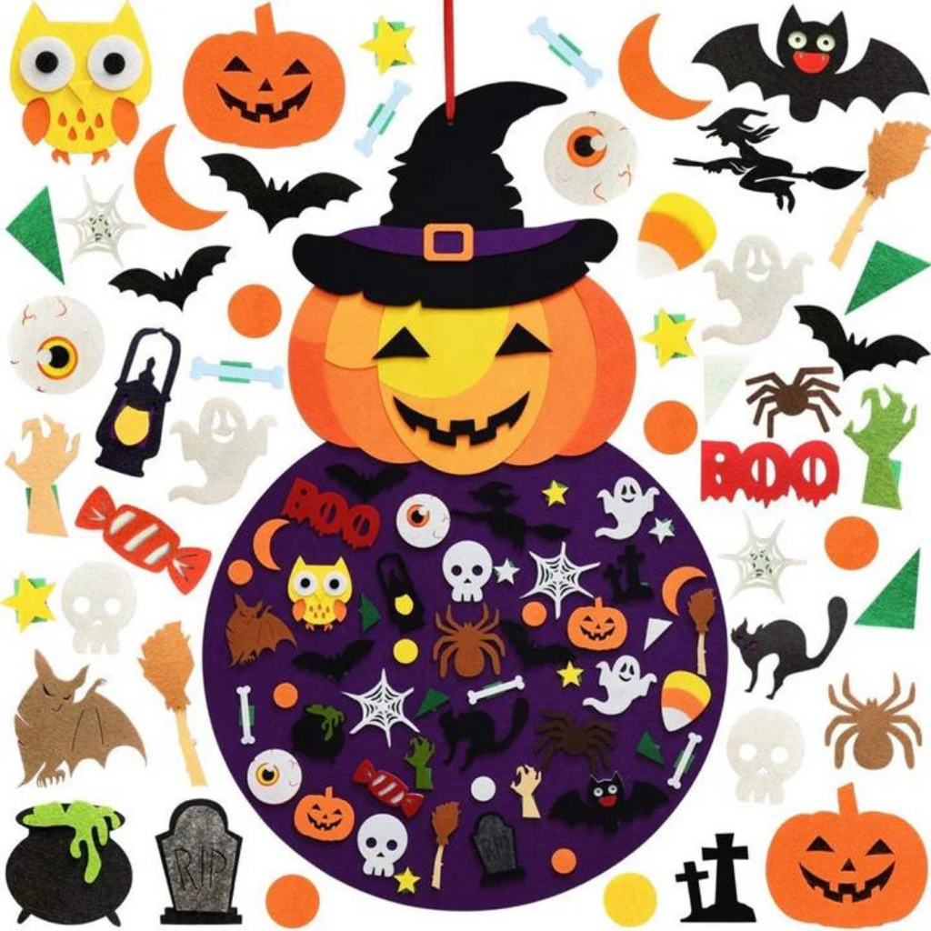 Halloween DIY Feltboard with Pumpkin – SpookyBoard
