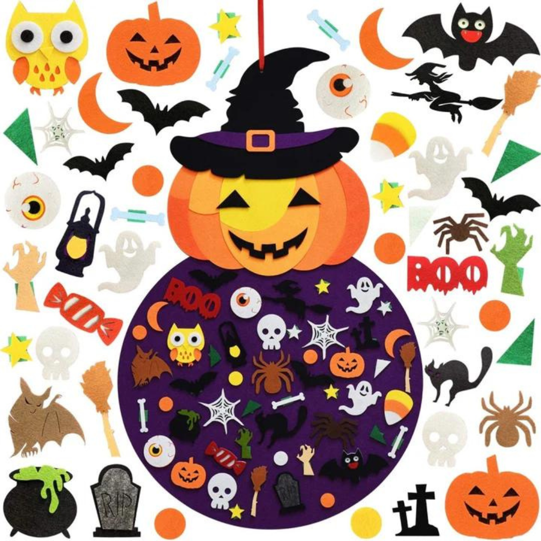 Halloween DIY Feltboard with Pumpkin – SpookyBoard