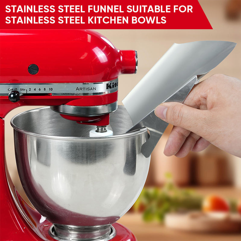 New Stainless steel pouring shield