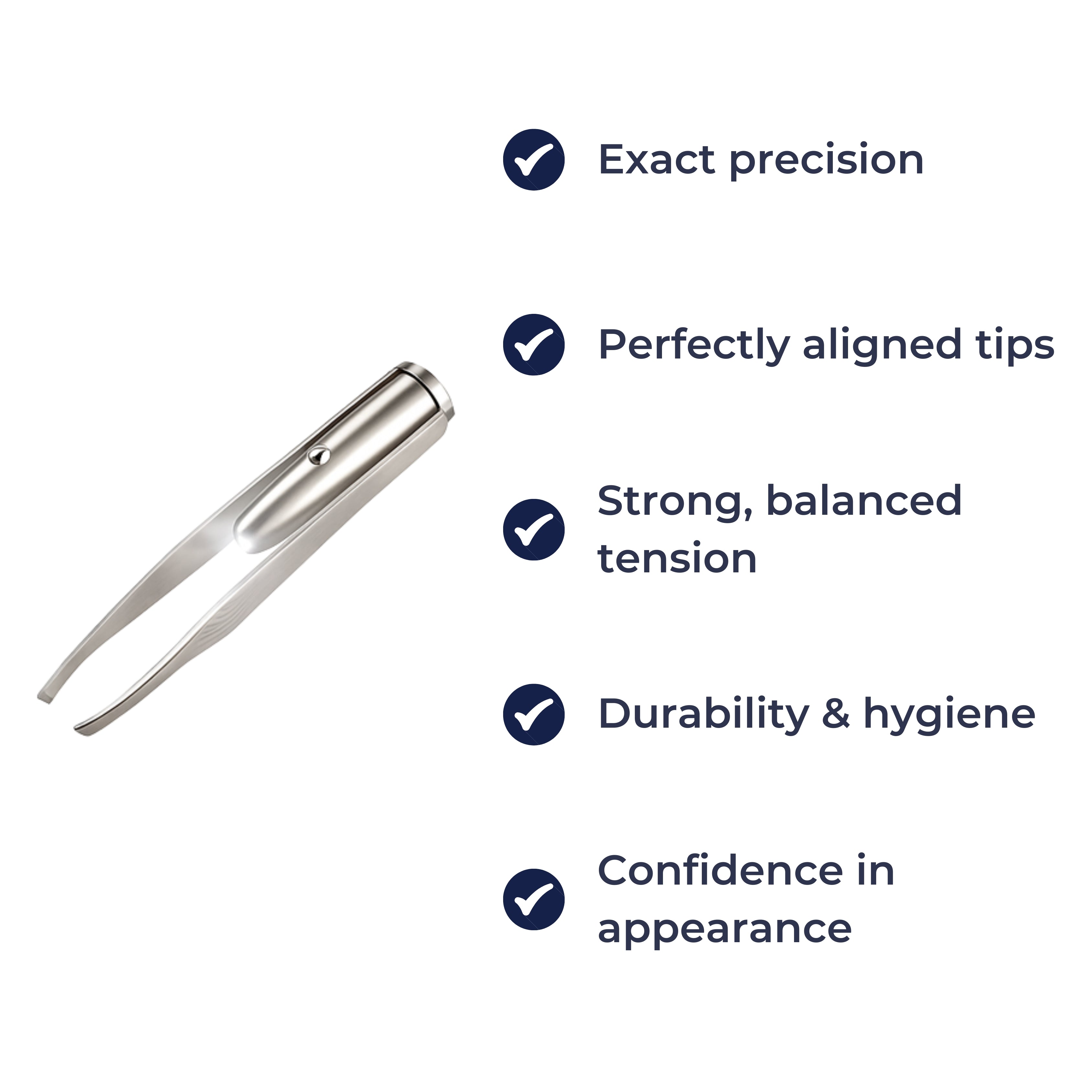 Rust-Resistant Stainless Steel – LED Light Precision Grip – Long-Lasting At-Home Grooming