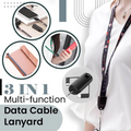 3-in-1 multifunctional data cable lanyard