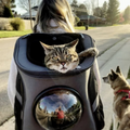 Spacious View Cat Backpack – Comfortable Pet Carrier with Bubble Window