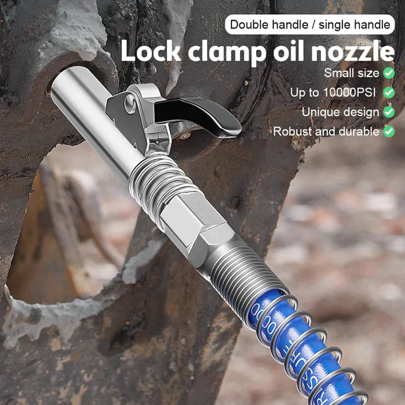Strong lock on grease couplings