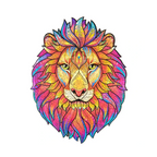 Wooden Lion Puzzle