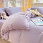 Verdict Flannel Fleece Duvet Cover - CozyCover