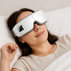 Vistella | 4D Smart Eye Massager - Air Pressure - Vibration - Heat Therapy for Eye Strain Fatigue - Sleep Improvement