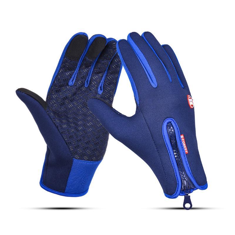 Premium warm windproof waterproof touchscreen gloves unisex